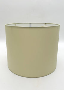 synthetic-pongee-drum,-12in,-Celadon, synthetic pongee drum, lampshades dallas, lamp shade store dallas, lighting store dallas, lamp store dallas, green lampshade, light green lampshade, celadon lampshade